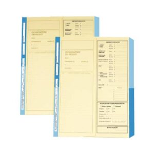 Cartelline a 2 lembi 4Pro dichiarazione dei redditi A4 cellulosa 225 g/m² dorso