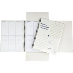 Cartellina 4Mat A4 in bindakote per azzeramenti fiscali 250 g/m² bianco