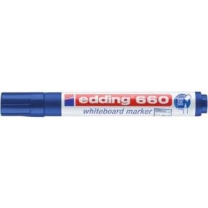 Whiteboard marker edding 660 conical tip 1.5-3 mm blue