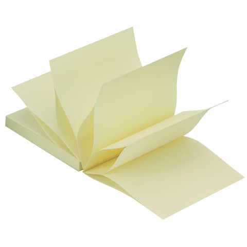 Foglietti riposizionabili a fisarmonica Q-Connect Z-Quick Notes 70 g/m² giallo