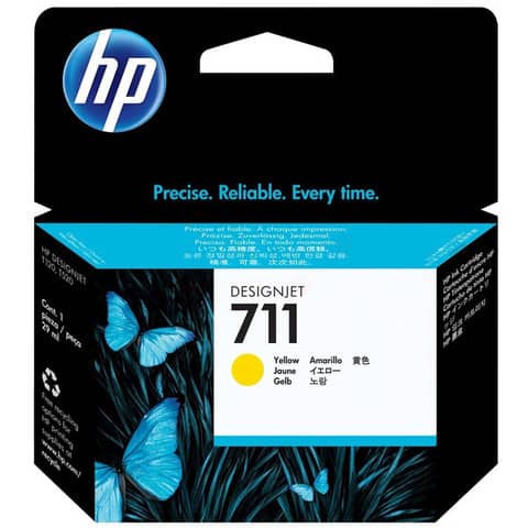 Cartuccia inkjet 711 HP giallo