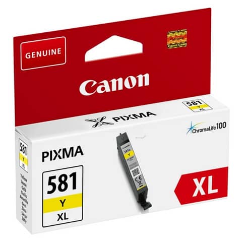 Cartuccia inkjet alta resa CLI-581Y XL Canon giallo