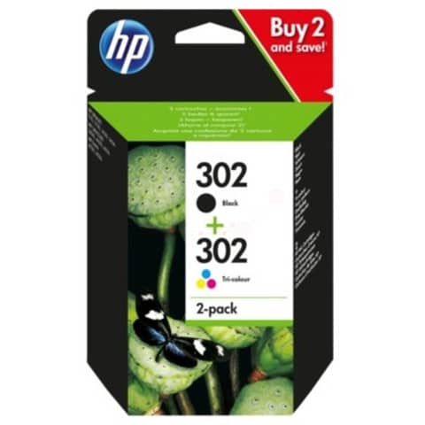 Cartucce inkjet 302 HP nero +colore