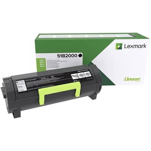Toner return program Lexmark nero
