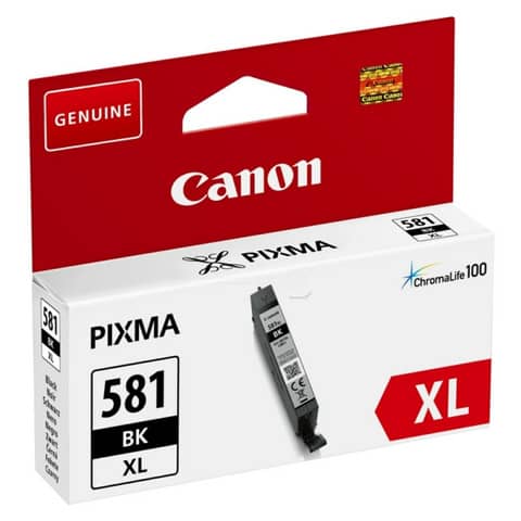 Canon High Capacity Inkjet Cartridge CLI-581BK XL Black