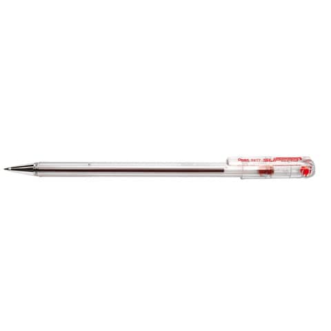 Pentel Superb 0.7 mm red capped biros
