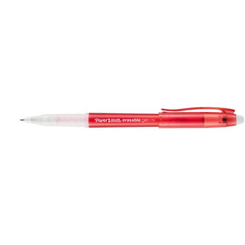 Penna gel Paper Mate Erasable M 0,7 mm rosso