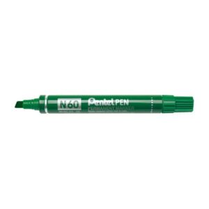 Marcatore permanente Pentel N60 punta a scalpello 3,9-5,7 mm verde
