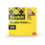 Scotch® double-sided adhesive tape 665 transparent 12 mm x 33 m