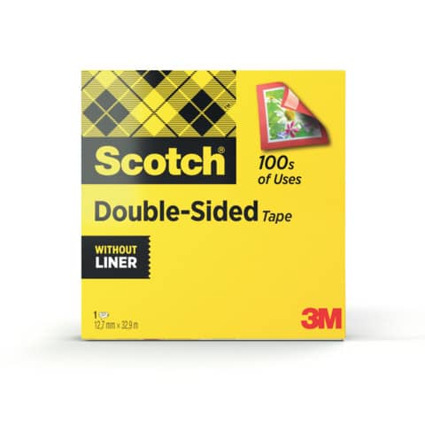 Scotch® double-sided adhesive tape 665 transparent 12 mm x 33 m