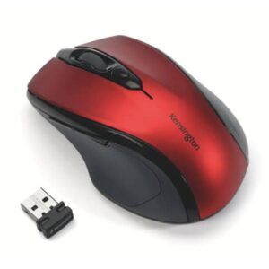 Kensington Pro Fit wireless mouse medium size red