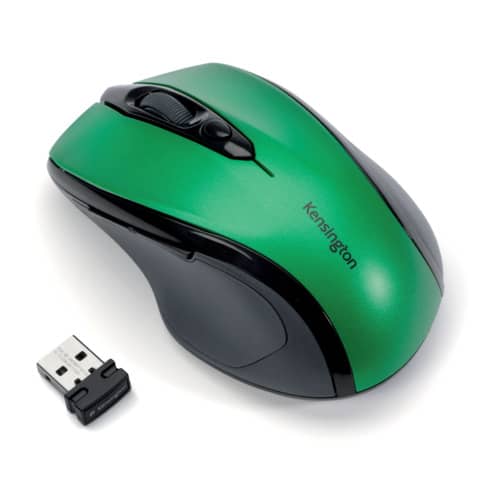 Mouse wireless Kensington Pro Fit medie dimensioni verde