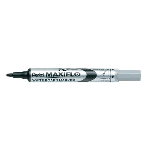 Pentel MAXIFLO whiteboard marker with conical tip 4.0 mm black