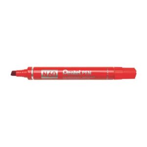 Marcatore permanente Pentel N60 punta a scalpello 3,9-5,7 mm rosso