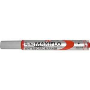 Pentel MAXIFLO whiteboard marker with conical tip 4.0 mm red