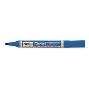 Marcatore permanente Pentel N860 punta a scalpello 4.5 mm blu