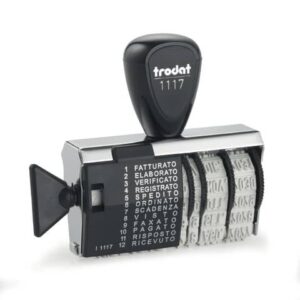 12-letter date display TRODAT CLASSIC 1117 in rubber