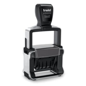 Self-inking date stamp with customisable text TRODAT Professional