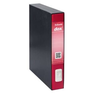 Registratore a leva DOX4 Commerciale 28,5x31,5 cm - dorso 5 cm rosso -