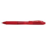 Pentel EnerGel X 0.7 mm red snap-action rollerball pen