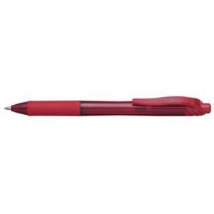 Penna roller a scatto Pentel EnerGel X 1 mm rosso