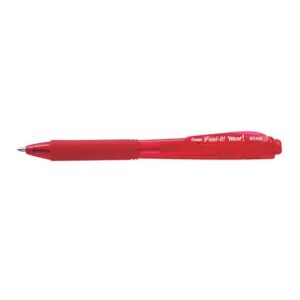 Penne a sfera a scatto Pentel Feel It Wow 1.0 mm rosso