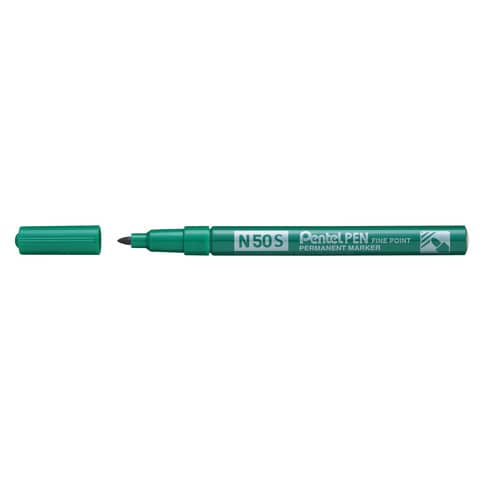 Marcatore permanente Pentel Pen N50S punta conica 3.8 mm verde