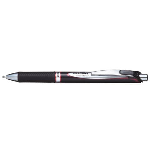 Penna roller a scatto Pentel Energel Permanent 0.7 mm rosso
