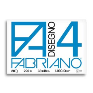 Album da disegno Fabriano F4 220 g/m² 33x48 cm 20 ff. lisci