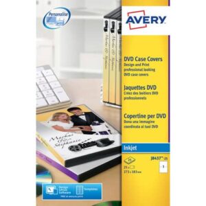 Copertine scrivibili per DVD AVERY 273x183 mm  - inkjet -
