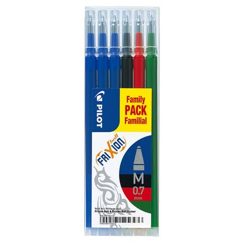 Refill Pilot Frixion Ball Family Pack assortiti 0,7 mm