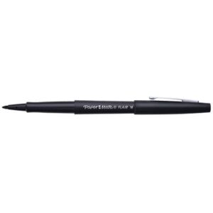 Penna punta fibra Paper Mate Flair/Nylon M 1,1 mm nero