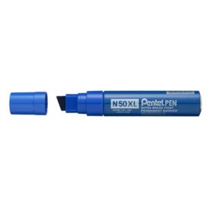 Marcatore permanente Pentel N50 XL punta a scalpello 15.4/8.0 mm blu