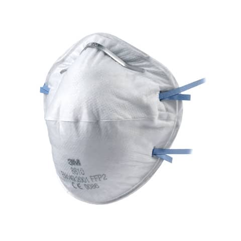 Respiratore per carteggiatura a mano 3M serie 8000 Classic FFP2 senza