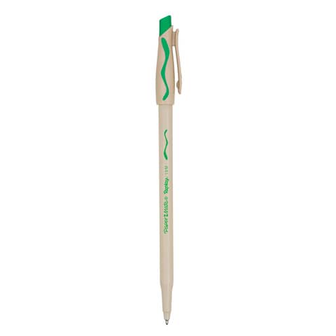 Penne a sfera stick Paper Mate Replay cancellabile M 1 mm verde