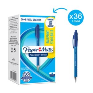 Penna a sfera a scatto Paper Mate Flexgrip Ultra M 1,0 mm blu
