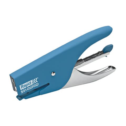 Cucitrice a pinza Rapid S51 SUPREME Soft Grip fino a 15 fogli blu