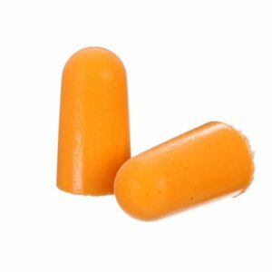 3M 1100 37 dB protective earplugs without cord orange