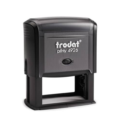 Trodat PRINTY 4926 plastic self-inking stamp 75x38 mm black