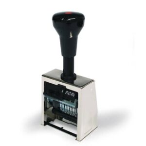 Timbro numeratore in metallo Reiner B6K Block metallo