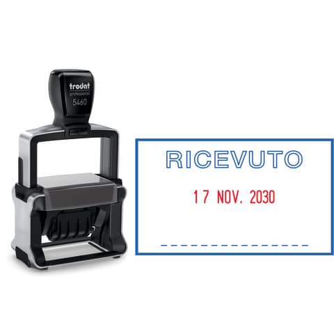 Trodat Professional 5460/L self-inking date stamp with RECEIVED text