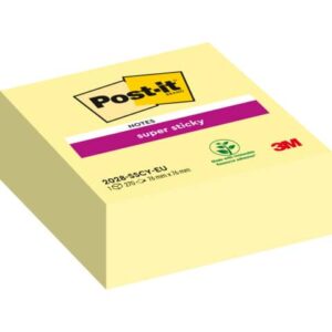Foglietti riposizionabili Post-it® Cubo Super Sticky Notes 76x76 mm 270 ff