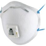 Respiratore monouso a conchiglia 3M 8300 Comfort FFP2 con valvola