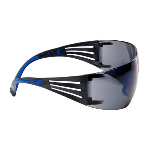 Occhiali di protezione 3M SecureFit 400 Scotchgard montatura blu/grigio