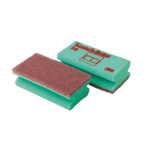 Scotch-Brite® 58 beige/green sponge for delicate surfaces