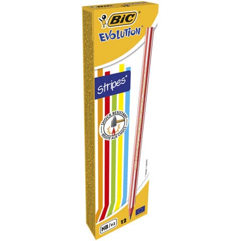BIC Evolution Stripes HB pencil
