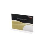 Portabrochure deflecto® A4 orizzontale in polistirolo con base a T trasparente
