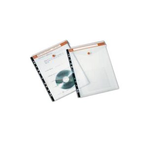 Buste a soffietto con bottone CLICK' N File Jumbo Tecnostyl in PPL 23,5x31 cm