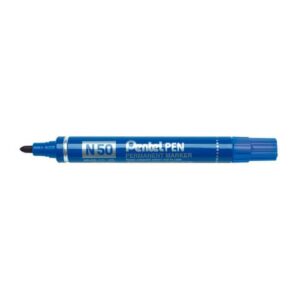 Marcatore professionale permanente Pentel N50 punta conica 4,3 mm blu