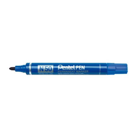 Marcatore professionale permanente Pentel N50 punta conica 4,3 mm blu